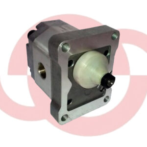 BOMBA ENGRANAJE SIMPLE 6_2 CM3-REV 250 BAR 3-8 X 3-8 EJE CONICO 1:8 - Max. 9_5 mm MOD. 1PF6 L46